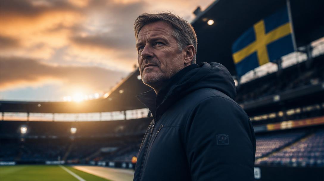 Jon Dahl Tomasson – dansk fotbollslegend, tränare och förbundskapten för Sveriges herrlandslag