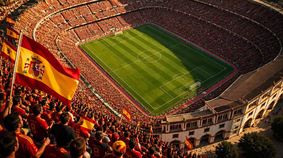 Spanien fotboll: herrlandslaget, La Liga-biljetter och fotbollsresor från Sverige